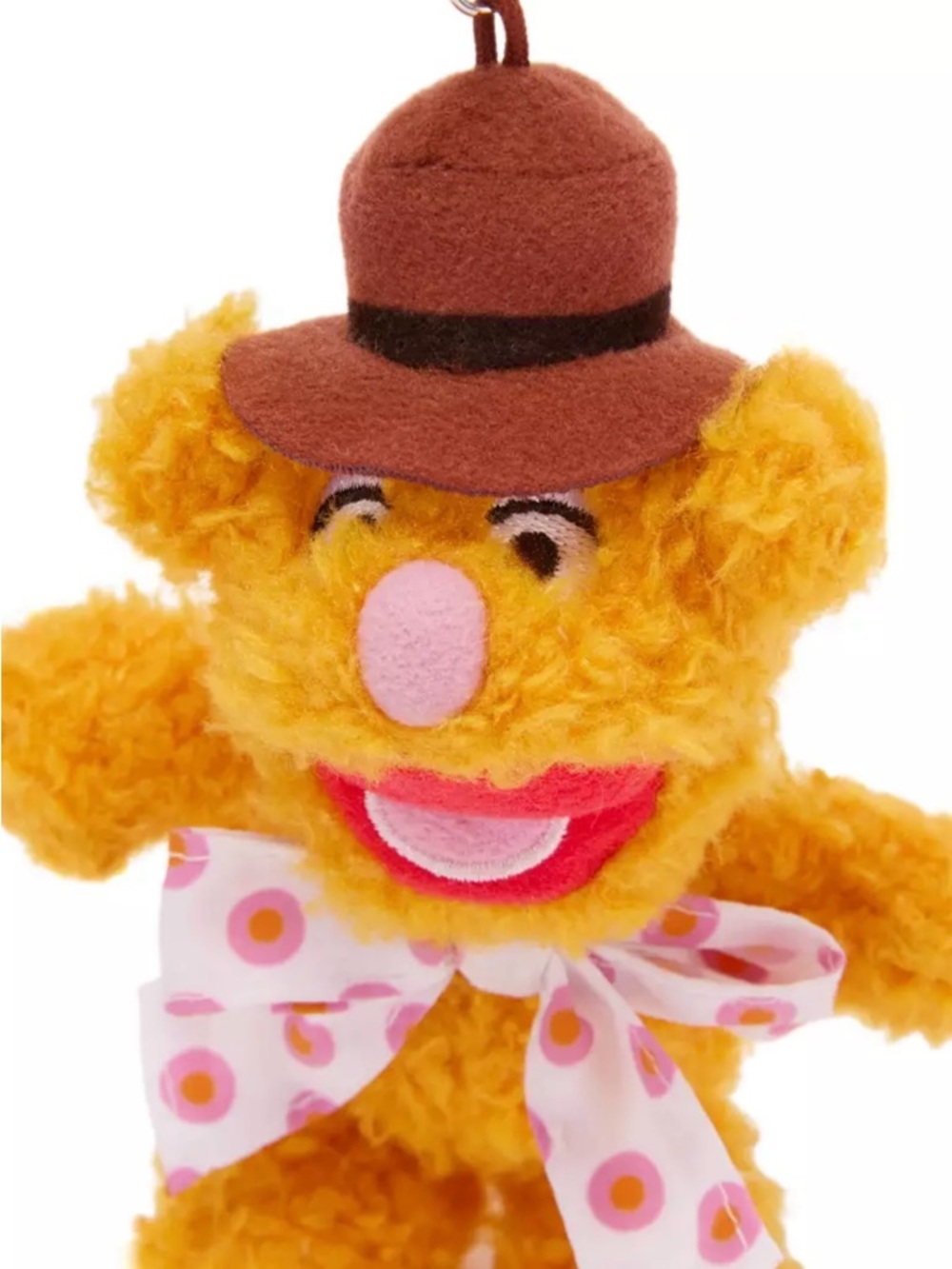 New! Fozzie Bear‎ Plush Keychain Bag Charm – The Muppets – 6'' - Picture 4 of 6